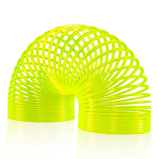 Radioactive Yellow Original HyperSpring shown on white background. 
