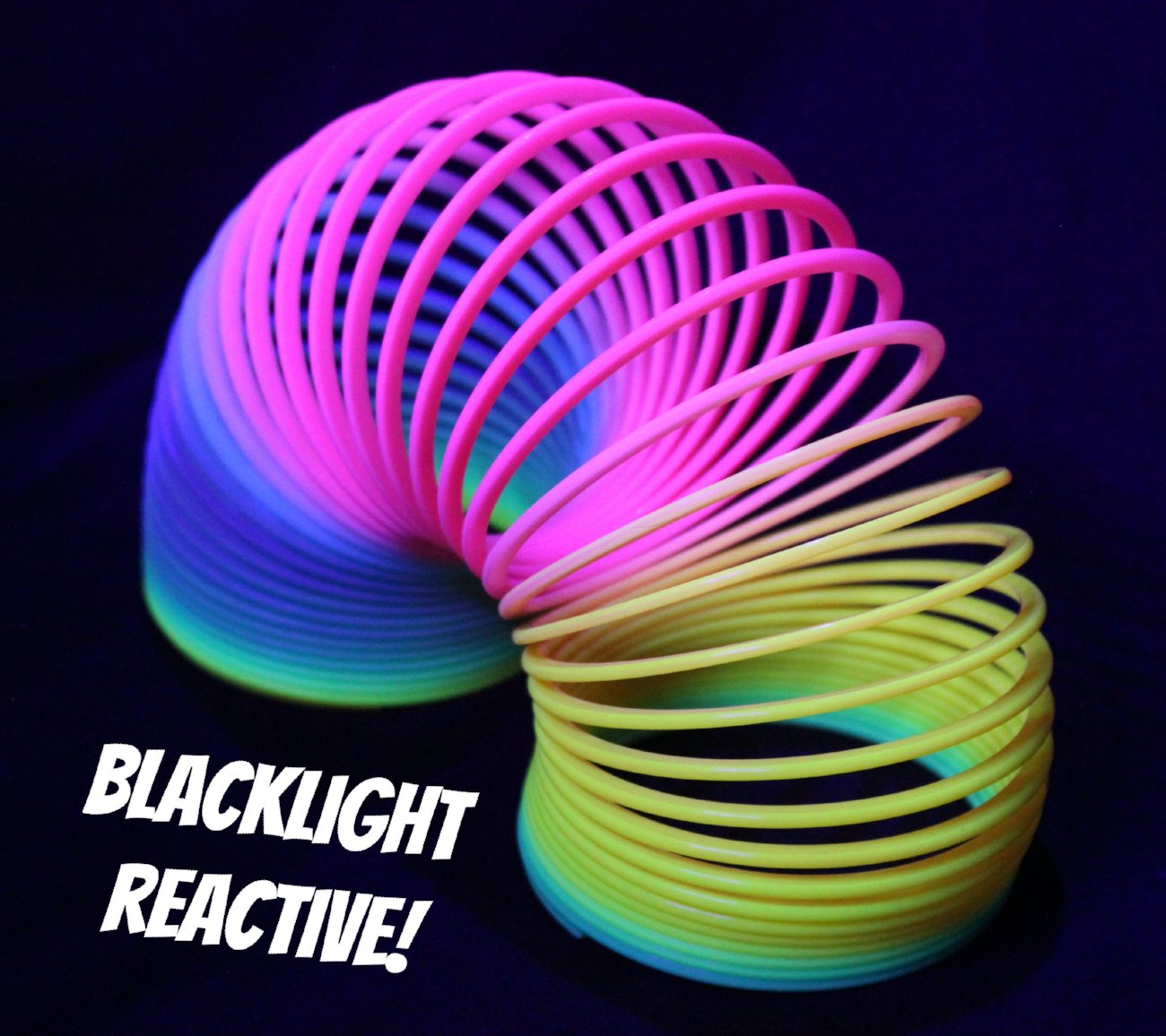 It's blacklight / UV reactive!